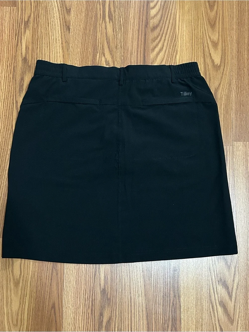 Black Pencil Skirt with Clean Waistband